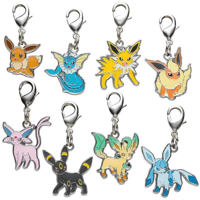 Charm llavero Eevee y sus evoluciones