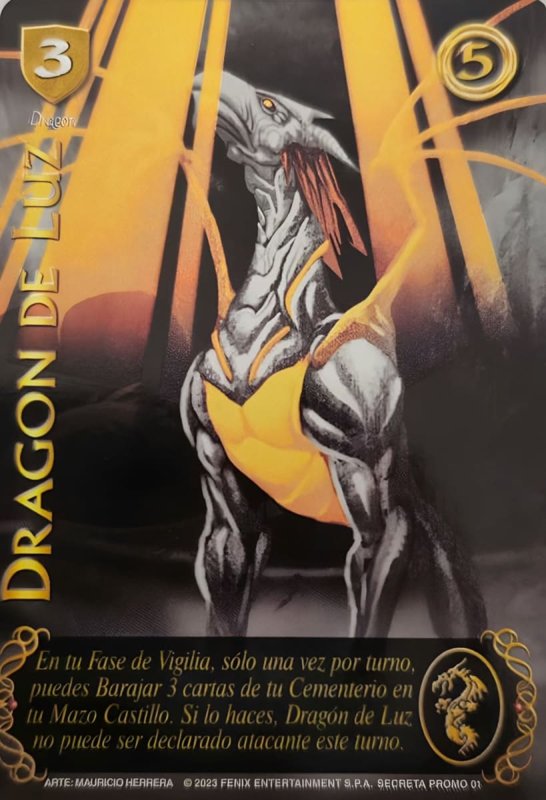 Dragon de Luz version secreta