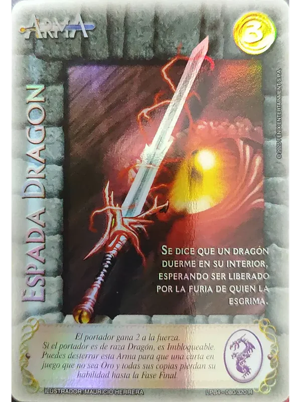 Espada Dragón - Rework (LPB 4.0 - Real)