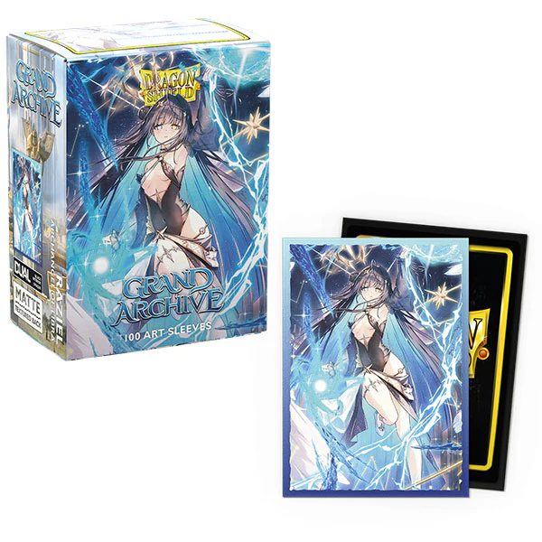 Protector de cartas Dragon Shield, dual matte, tamaño estándar "Grand Archive Radiant Origins - Raziel, Archangel of Libra"