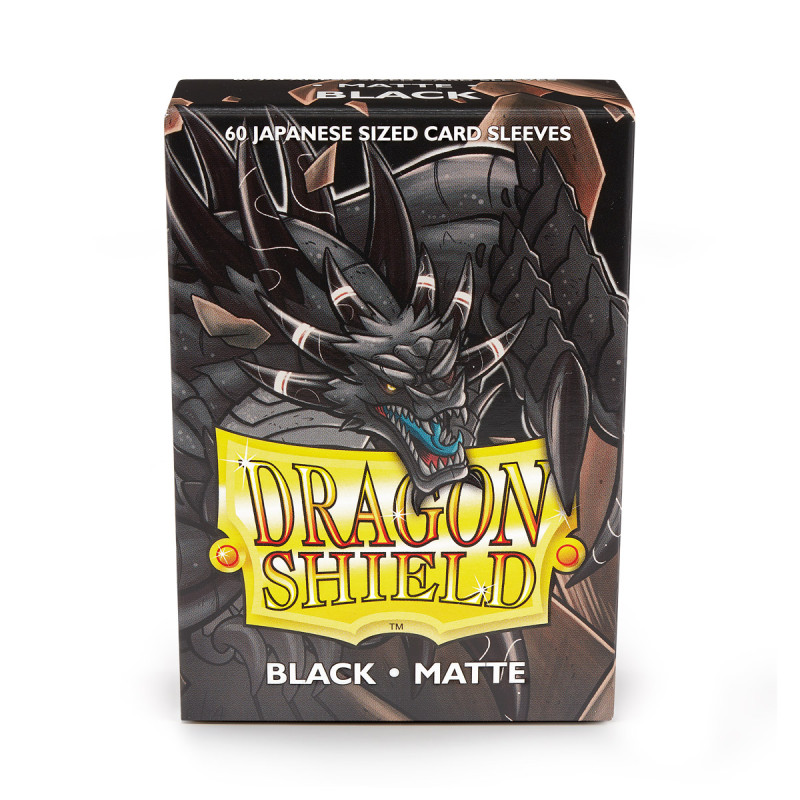 Protector de cartas Dragon Shield, matte, tamaño japanese "Black"
