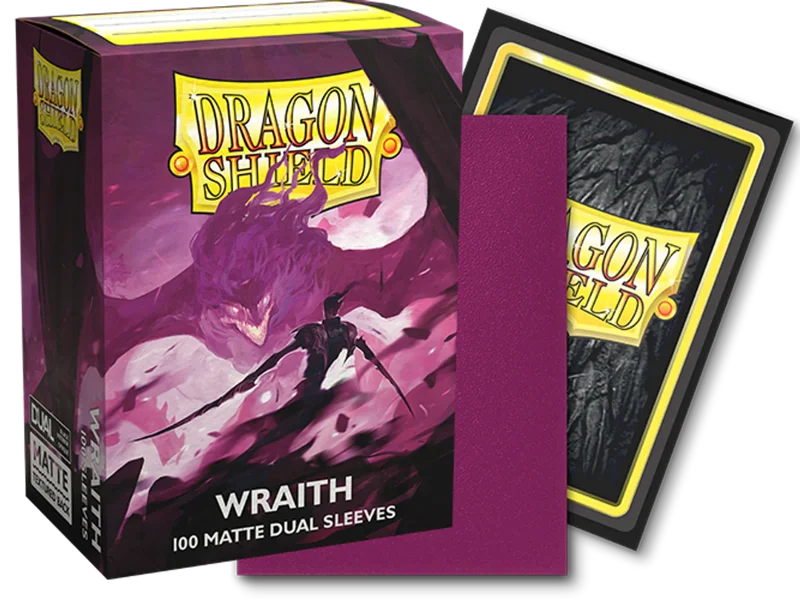 Protector de cartas Dragon Shield, dual matte, tamaño estándar "Wraith Alaric, Chaos Wraith"